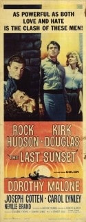 Рок Хадсон и фильм Последний закат (1961)