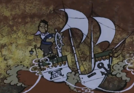 кадр из фильма Алые паруса