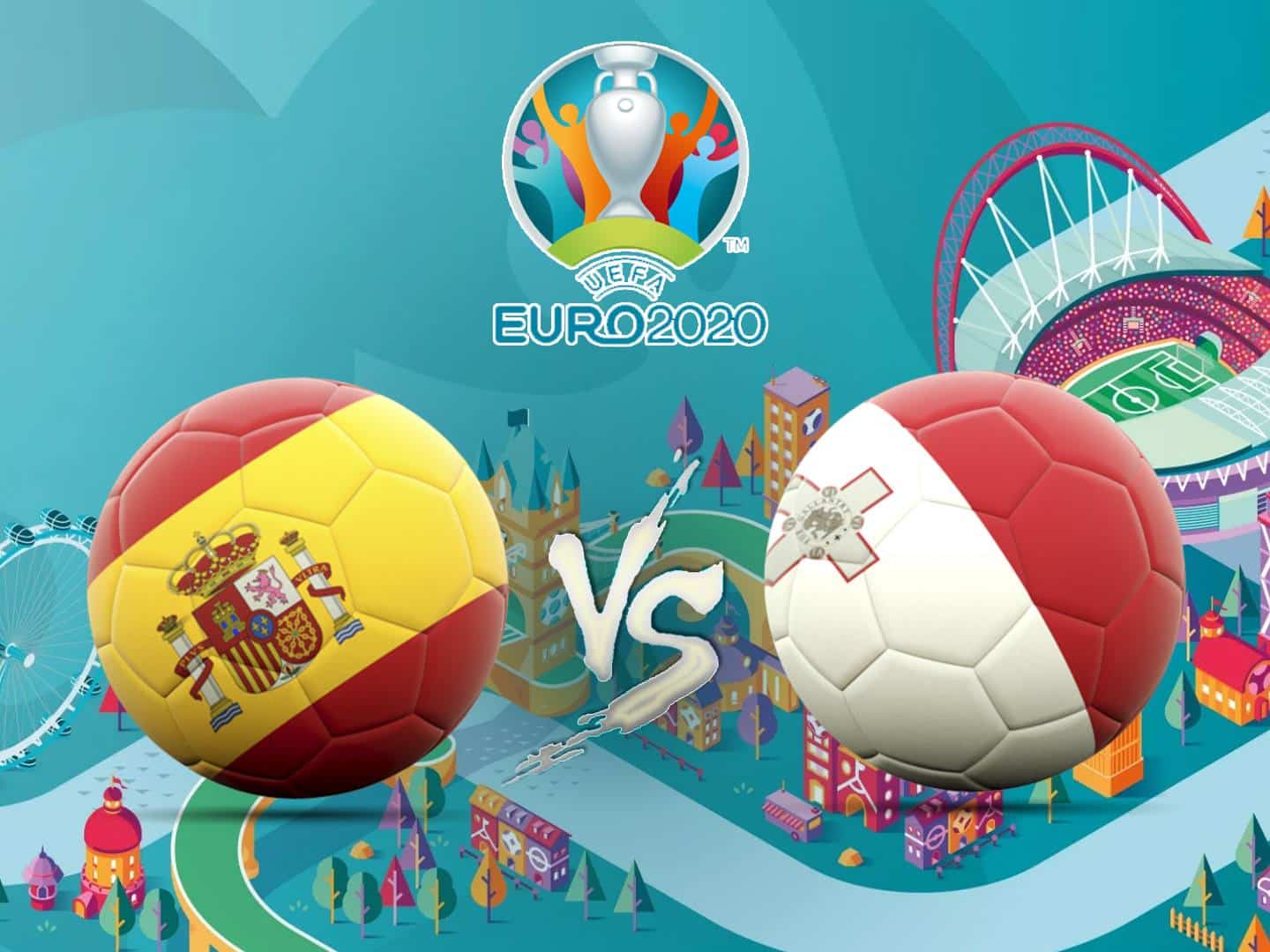 Футбол-Чемпионат-Европы-2020-Отборочный-турнир-Испания-Мальта