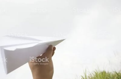 Офис-Бумажный-самолётик