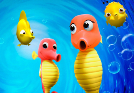 кадр из фильма Приключения рыбок: Морские коньки