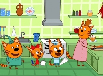 программа СТС kids HD: Три кота Кулинарное шоу
