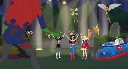 DC девчонки-супергерои кадры