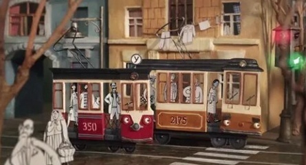 Два трамвая кадры