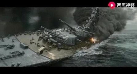 Глубоководный монстр Рейго против линкора Ямато кадры