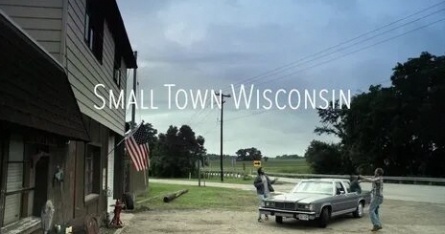 Маленький городок в Висконсине кадры