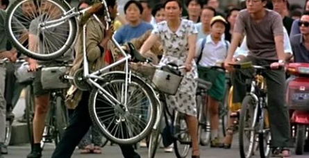 Пекинский велосипед кадры