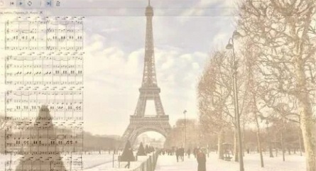 Под небом Парижа кадры