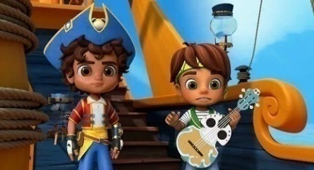 программа Nick Jr: Сантьяго и его моря Труба Тритона / Проклятье пирата ребенка
