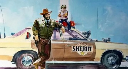 Шериф и мальчик пришелец кадры