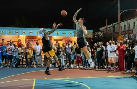 Уличный баскетбол кадры