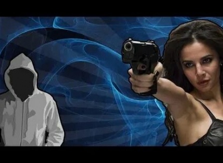 Женщина с пистолетом кадры
