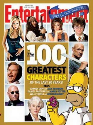 Дэн Кастелланета и фильм 100 величайших персонажей телевидения (2001)