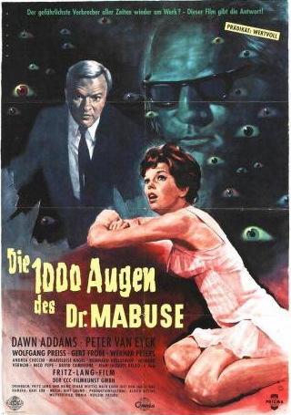 Герт Фребе и фильм 1000 глаз доктора Мабузе (1960)