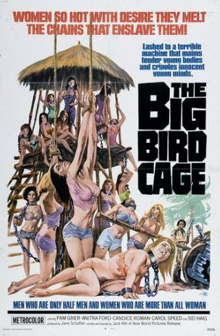 Пэм Гриер и фильм Большая клетка для птиц (1972)