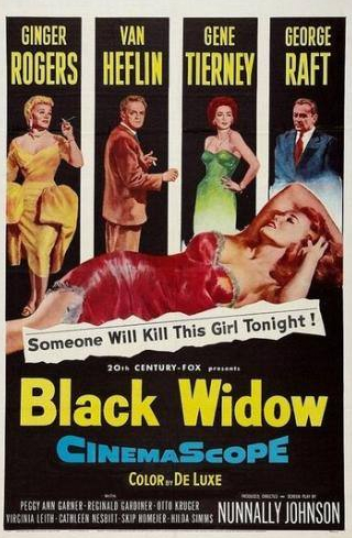Джордж Рафт и фильм Черная вдова (1954)