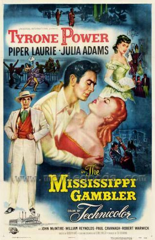 Тайрон Пауэр и фильм Игрок из Миссисипи (1953)