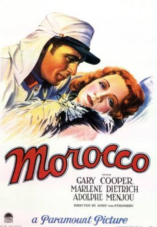 Адольф Менжу и фильм Марокко (1930)