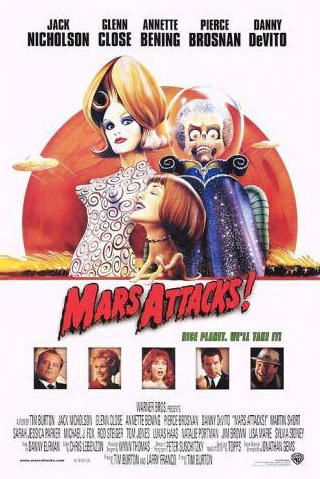 Джек Николсон и фильм Марс атакует! (1996)