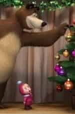 кадр из фильма Маша и Медведь, Зима в Простоквашино