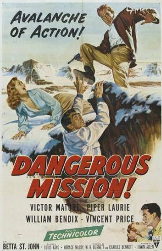 Винсент Прайс и фильм Опасная миссия (1954)