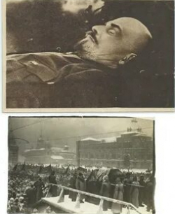 кадр из фильма Похороны Ленина