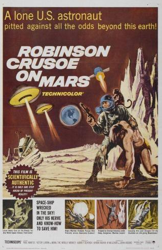 Адам Уэст и фильм Робинзон Крузо на Марсе (1964)