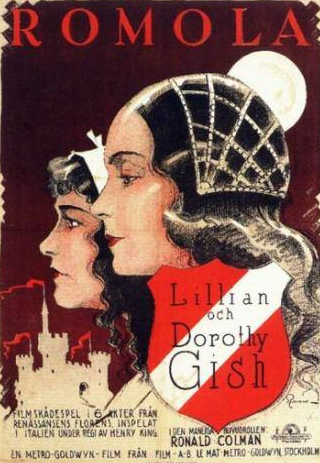 Лиллиан Гиш и фильм Ромола (1924)