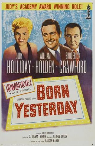 Уильям Холден и фильм Рожденная вчера (1950)