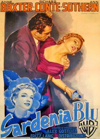 Ричард Конте и фильм Синяя гардения (1953)