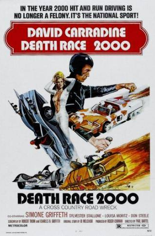 кадр из фильма Смертельные гонки 2000 года