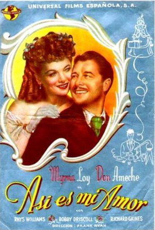Мирна Лой и фильм So Goes My Love (1946)