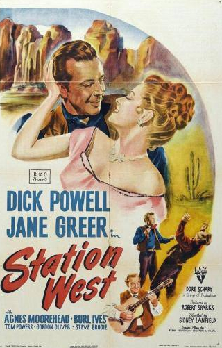 Джейн Грир и фильм Станция Вест (1948)