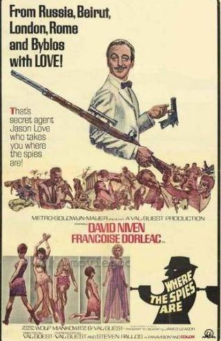 Дэвид Нивен и фильм Там, где шпионы (1965)