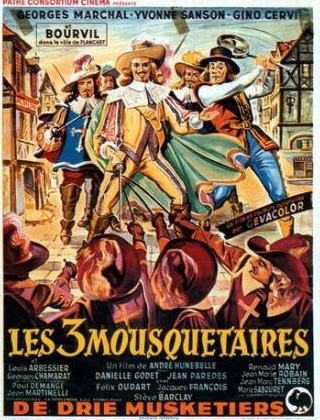 Джино Черви и фильм Три мушкетера (1953)