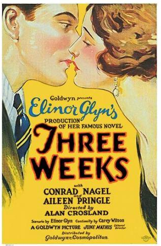 Стюарт Холмс и фильм Три недели (1924)