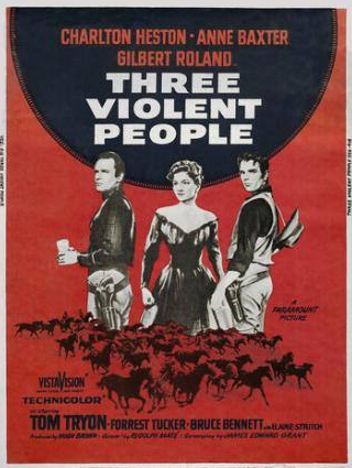 Гилберт Роланд и фильм Три жестоких человека (1956)