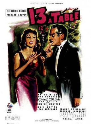Мишлин Прель и фильм Тринадцать за столом (1955)