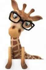 Жирафа и очки кадр из фильма