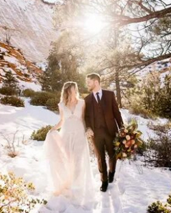 кадр из фильма Зимняя свадьба